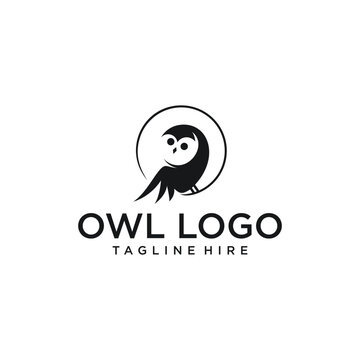 Minimalist Owl Logo Design 3.