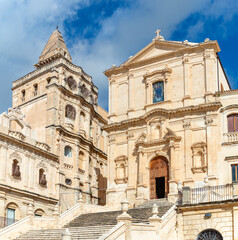 Fototapeta premium Church of Saint Francis of Assisi to the Immaculate Conception in Noto