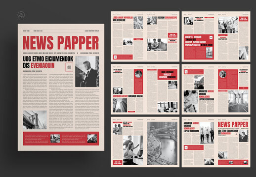 Classic Newspaper Magazine Template