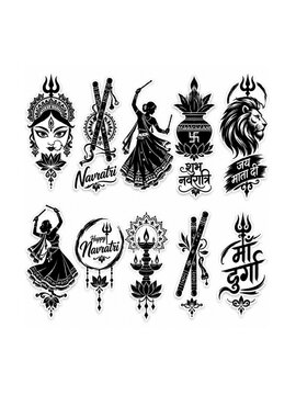 navratri festival photos stiker new stylish 