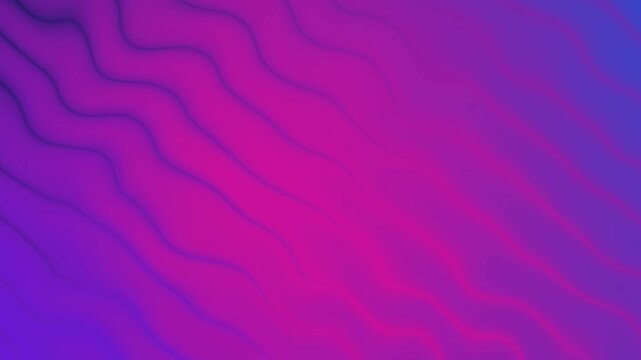 A vibrant abstract background featuring a smooth gradient of purple and pink hues with subtle, flowing wavy lines creating a dynamic visual effect.