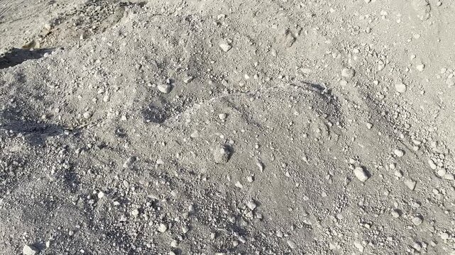 Texture of Gray Sand Material for Concrete Mixing and Construction