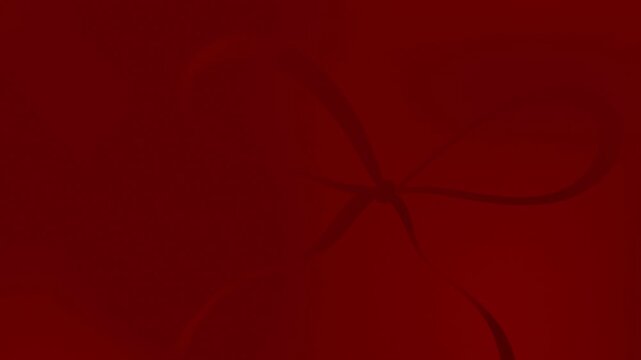 Red smooth liquid gradient bow shadow abstract festive background animation, festive visual