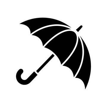 Black trash can silhouette icon, minimalist garbage bin with foot pedal, waste management symbol for hygiene and cleaning, household refuse container