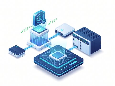 Quantum Cryptography and Secure Data Encryption Concept
