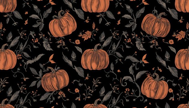 chocolate seamless pattern with hazelnuts