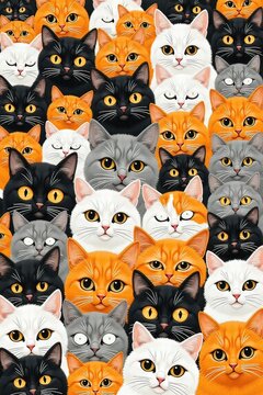 sfondo con gatti