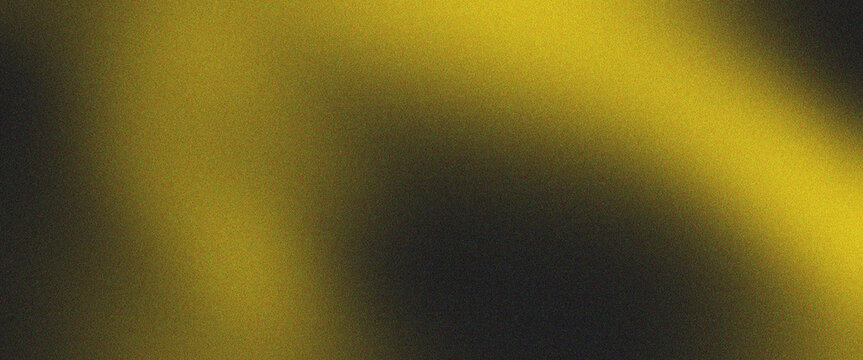 Abstract luxury dark gold and black grainy gradient background texture. Minimalistic premium golden lo-fi noise backdrop, bright glowing metal blurred liquid wavy mesh light leaks banner 