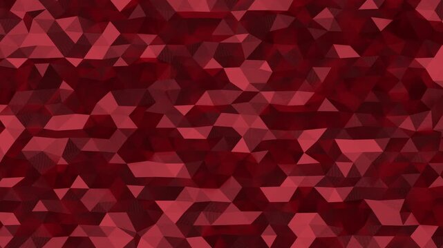 Dynamic crimson polygonal pattern vibrant graphic backdrop geometric