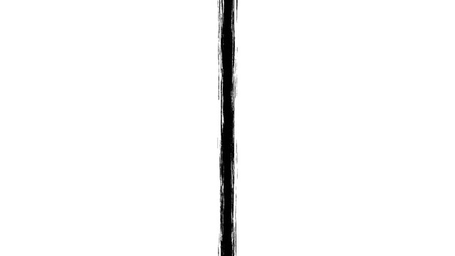 筆で描いたようなエフェクトの仕切りの枠線