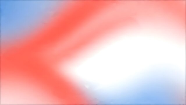A vibrant abstract design featuring flowing red and blue tones merging toward a luminous white core  rendered in smooth  diffused color transitions across the frame