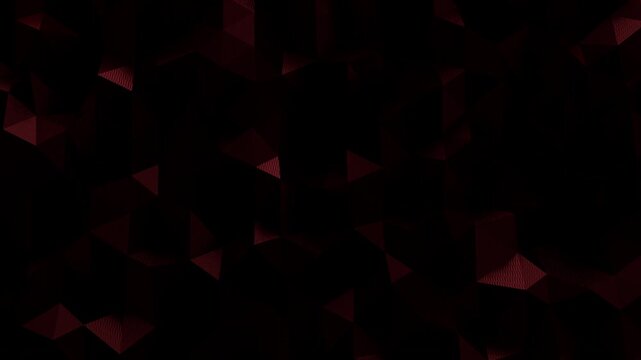 Dark Red Abstract Geometric Background Modern Digital Design Pattern