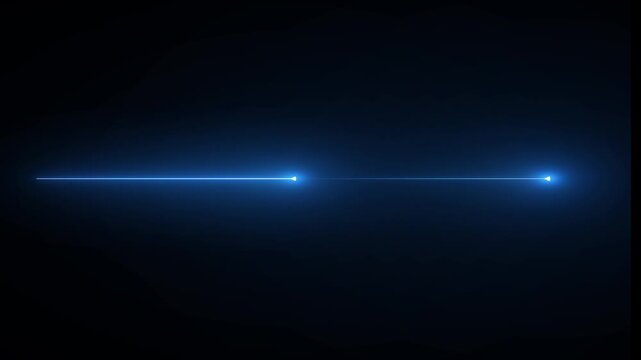 neon light Right up arrow direction icon with line animation on transparent background