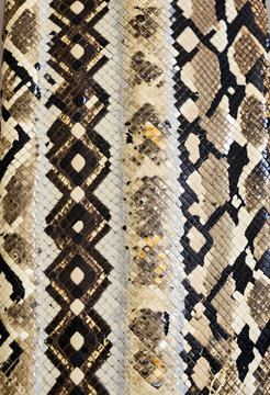 Luxury fashion and exotic leather texture, python skin pattern with geometric scales for high end apparel and interior design background material