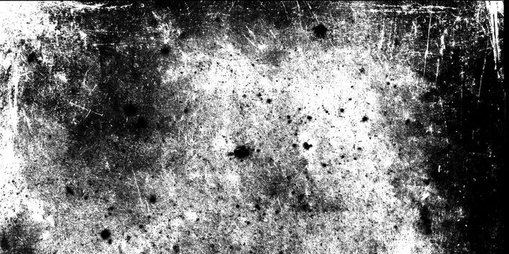 Intense distressed grunge texture with heavy scratches and grime isolated on transparent background