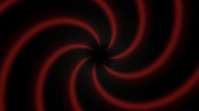 Coral spiral light coils into a vortex in a cool abstract video