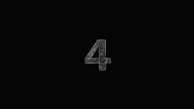 4 - sketch uppercase typographic phrase - smooth reveal on black background