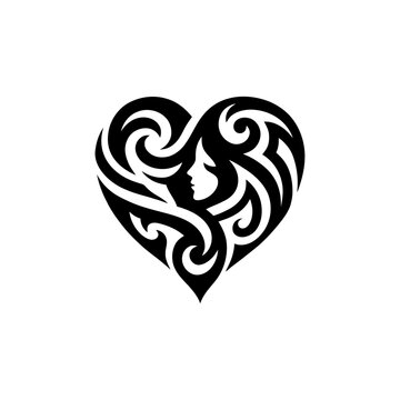 Smoke Tattoo Style Heart