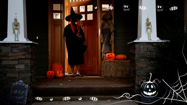 Hand Drawn Halloween Frame 07