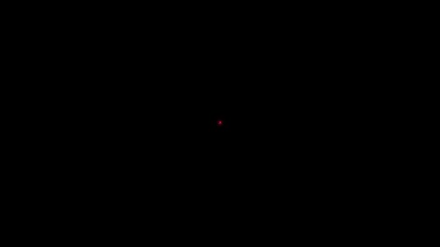 Red critical error message display with glowing siren hud elements. 4k