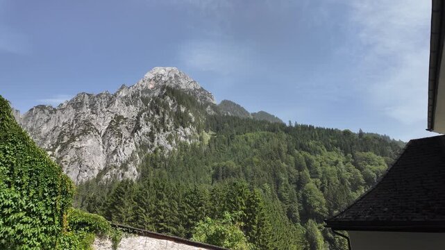 Scenic view of Gro&szlig;er &Ouml;dstein mountain from Johnsbach in Styria, Austria