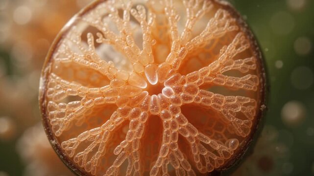 Endosperm formation and nutrient storage tissue development in seed macro timelapse