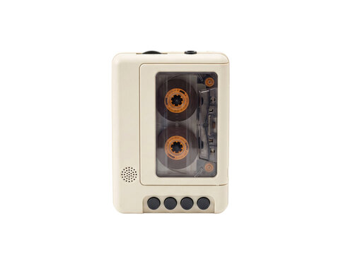Vintage Portable Cassette Tape Player