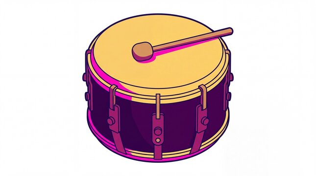 Ramadhan bedug drum vektor for islamic festival celebration