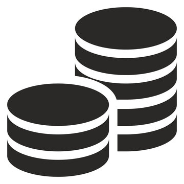 money  stack of coins