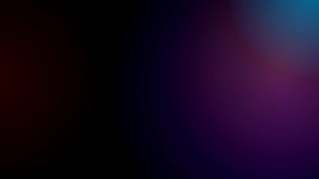 Abstract background with glowing blue and purple light leaks and lens flare effects