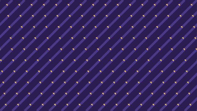 Seamless diagonal growth stripes pattern with gold arrowheads
