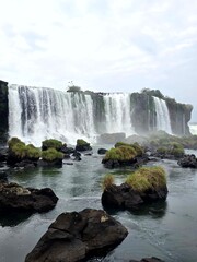 Fototapeta premium Views of the Iguacu Waterfall on the Brasilian Side