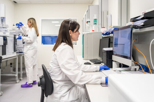 Scientists Working in a Laboratory During the Daytime
