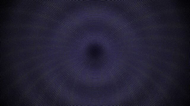 Abstract circular wave pattern design in dark background