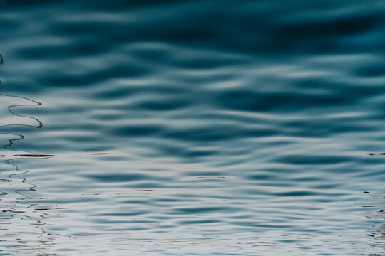 rippling ocean surface viewed from underwater