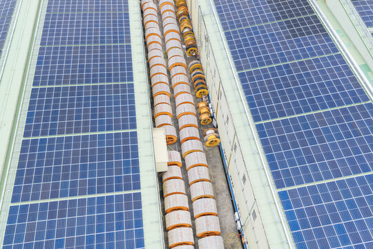 Cable Factory Solar Roofs Cable Spools