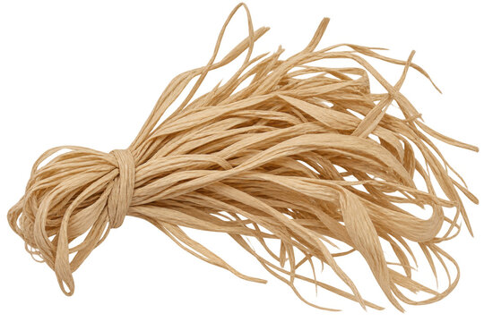 Crushed raffia florist bundle Isolated Transparent PNG