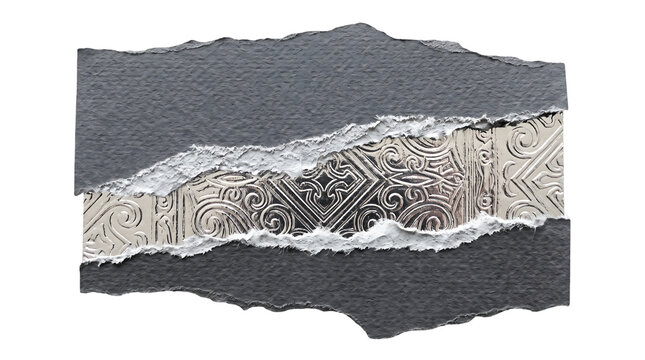 Intricate maori koru patterns isolated graphic element for transparent background