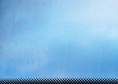 Dirty blue window texture background