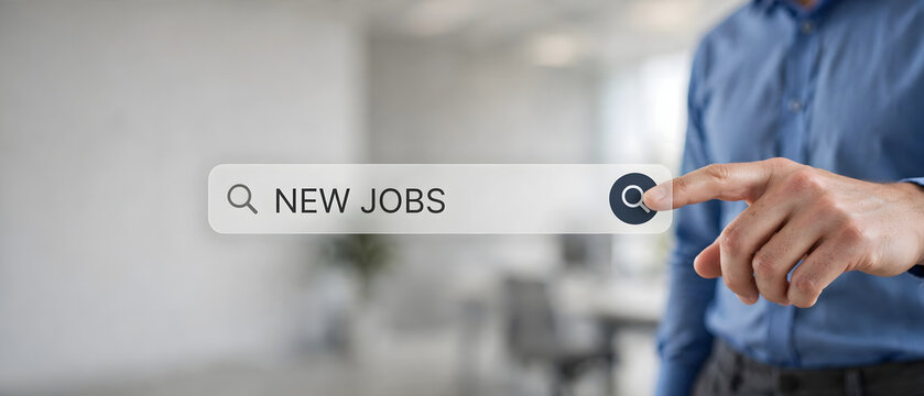 Career change and new jobs search concept