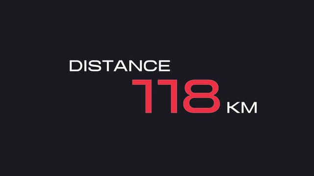 Distance 1000 KM. 4K video