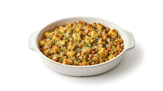Thanksgiving Day Food Cornbread stuffing isolated stud&hellip; - High Quality Modern Digital Asset for Design and Commercial Concept