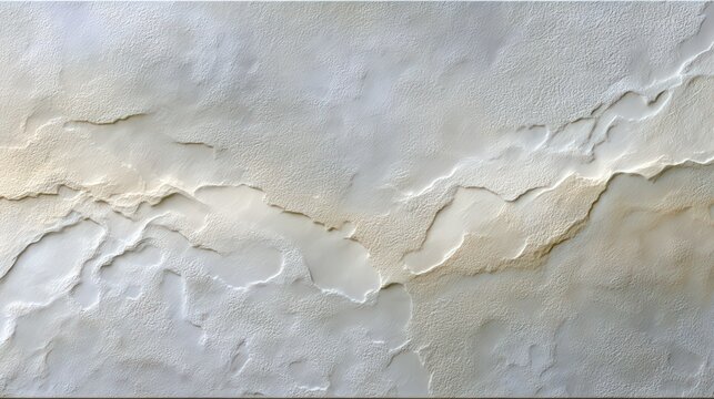 Abstract white peeling paint texture with layered plaster surface