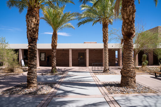Boulder City, Nevada - September 7, 2026: Alan Bible Visitor Center at Lake Mead National Recreation Area run by the National Park Service