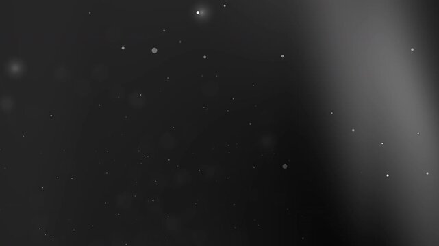 Dynamic white glitter particle dust overlay on black background. Perfect for magical, cinematic, and elegant video composite design projects.
