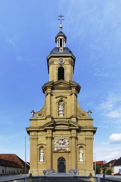 Parish Church of St. Mauritius, Wiesentheid, Lower Franconia, Franconia, Bavaria, Germany