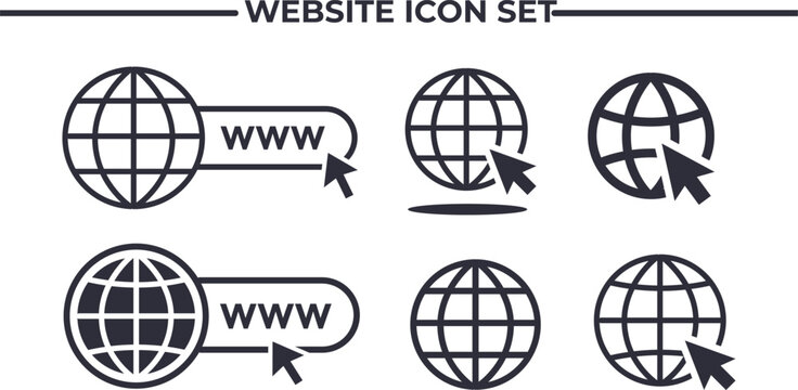 Website icon set