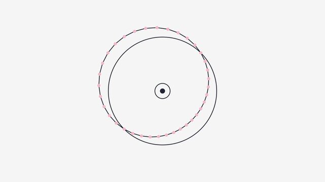 Animated Epicycloid Curve Traced by Rolling Circle