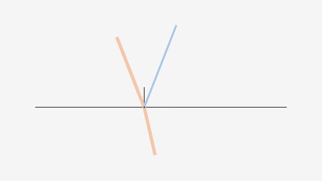 Animated Geometry Diagram of Intersecting Lines and Angles