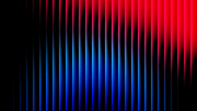Abstract background, with vertical gradient, stripes in vibrant, red and deep, blue colors, dark, linear pattern